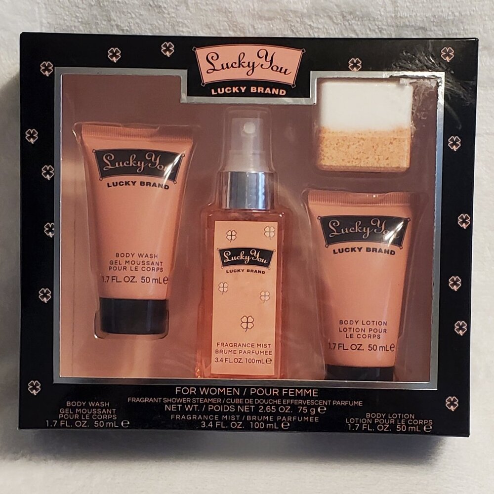 NIB - Lucky You for Women by Lucky Brand 4 pc Gift Set